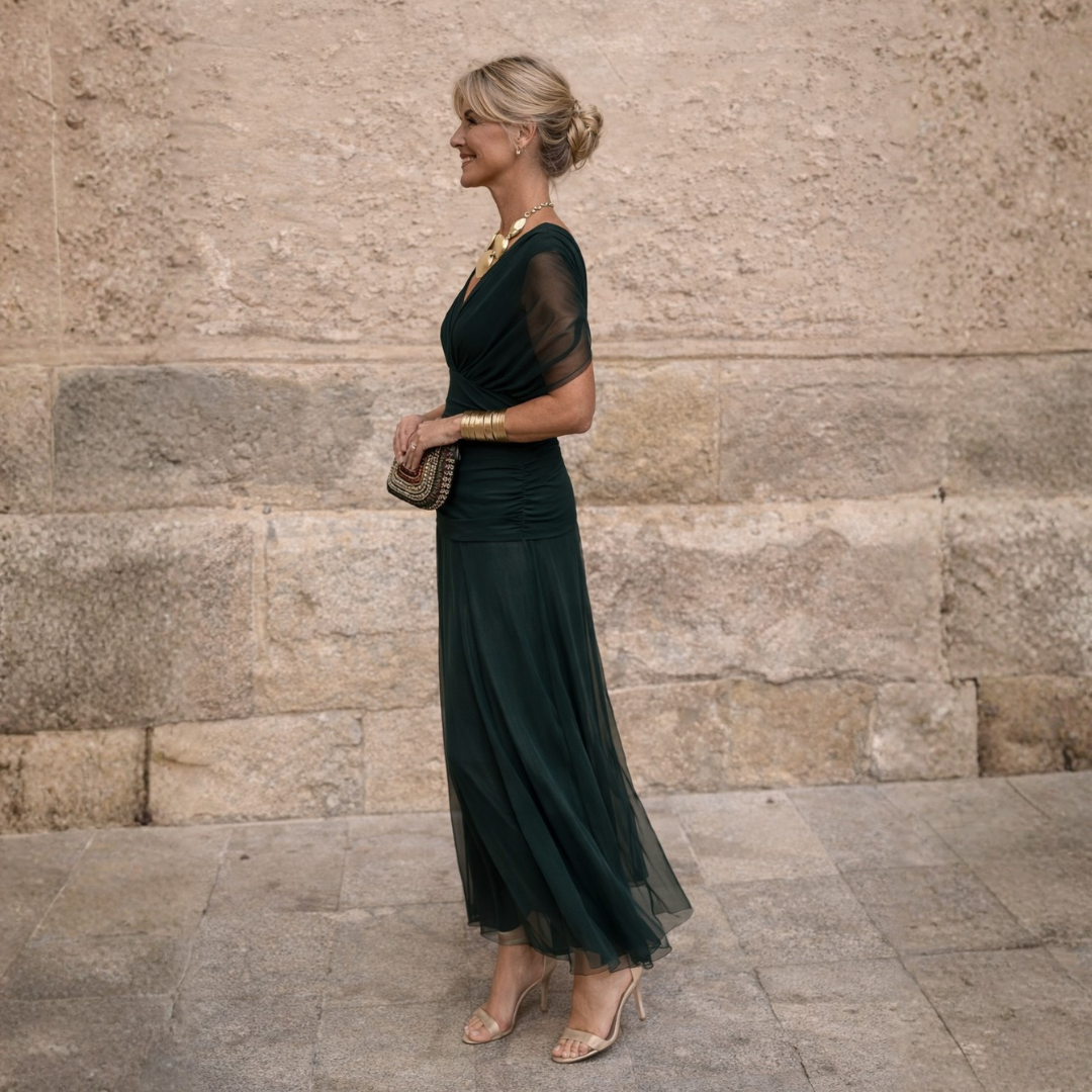Eliza™ – Elegant Green Dress