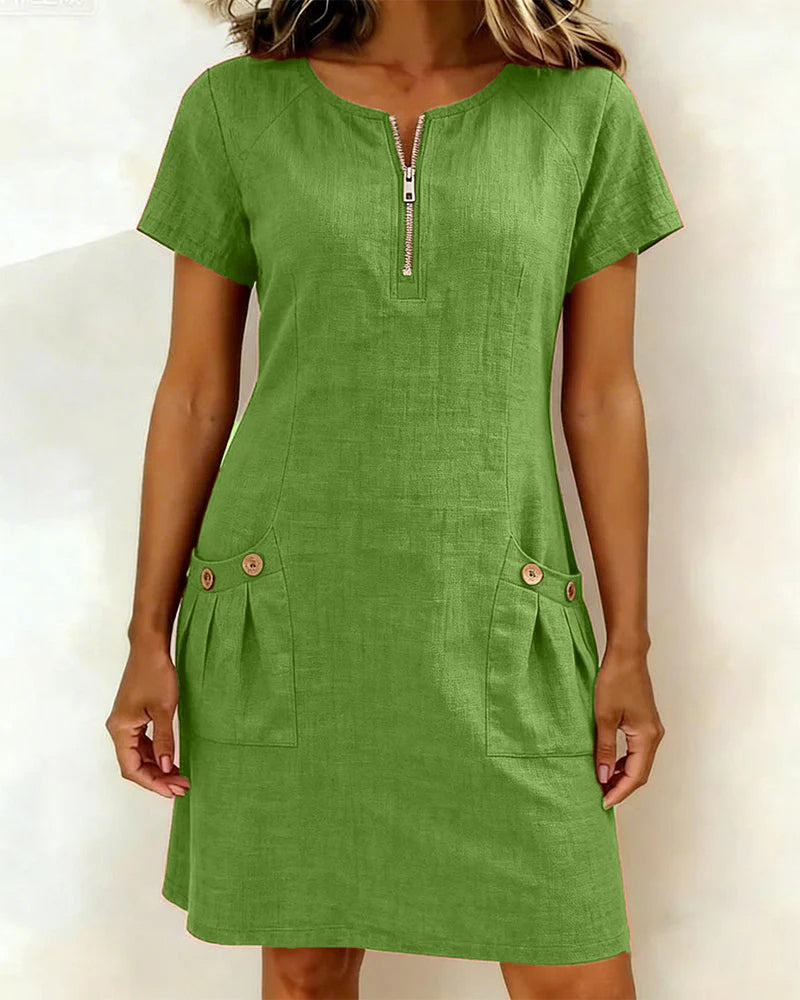 Lina™ Dress — Natural Elegance Every Day
