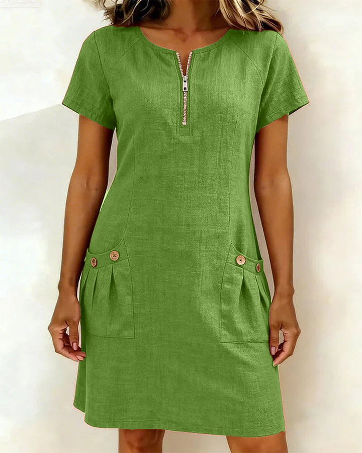 Lina™ Dress — Natural Elegance Every Day