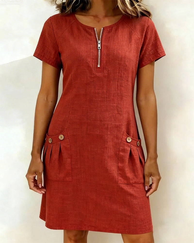 Lina™ Dress — Natural Elegance Every Day