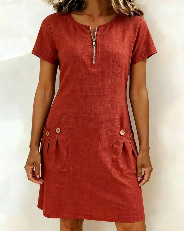 Lina™ Dress — Natural Elegance Every Day