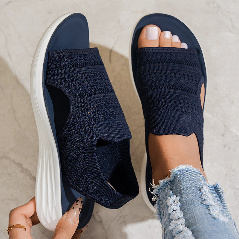 Serena | Women's Platform Sandals in Breathable Material