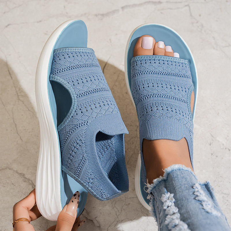 Serena | Women's Platform Sandals in Breathable Material
