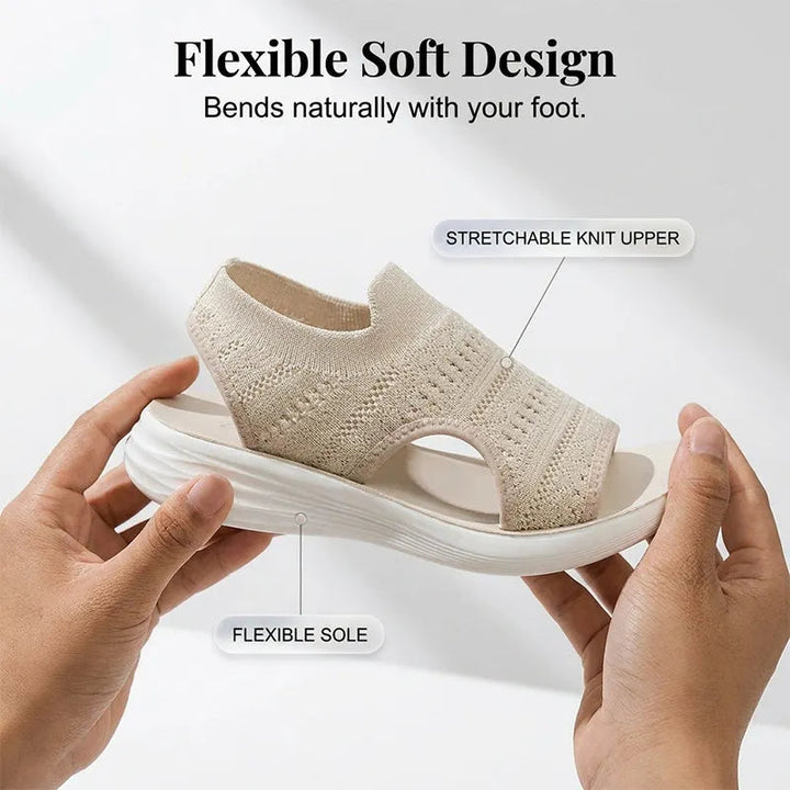 HUGUETTE | Breathable Comfort Platform Sandals