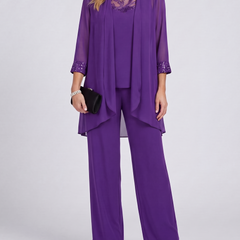 Eleanor™ | Flowing Jacket & Wide-Leg Pant Set
