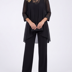 Eleanor™ | Flowing Jacket & Wide-Leg Pant Set