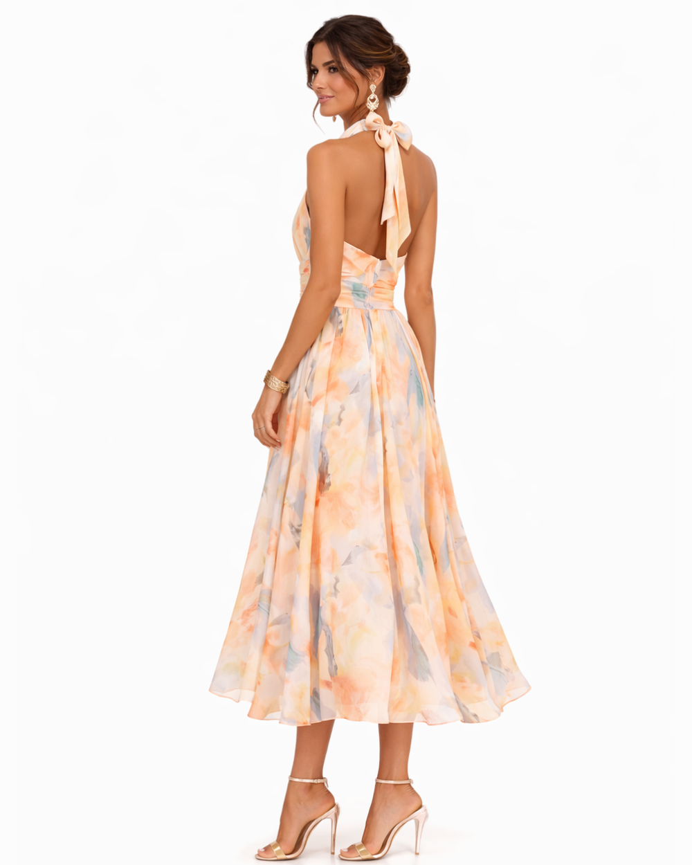 Atlanta | Halter Neck Maxi Dress