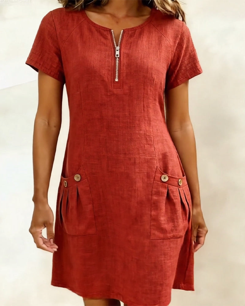Lina™ Dress — Natural Elegance Every Day