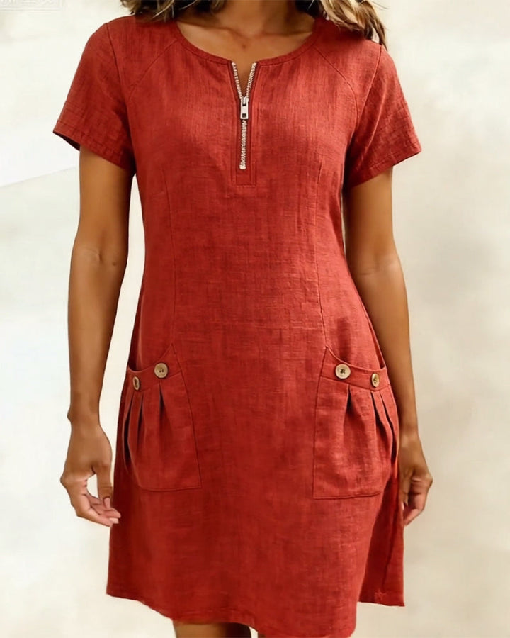 Lina™ Dress — Natural Elegance Every Day
