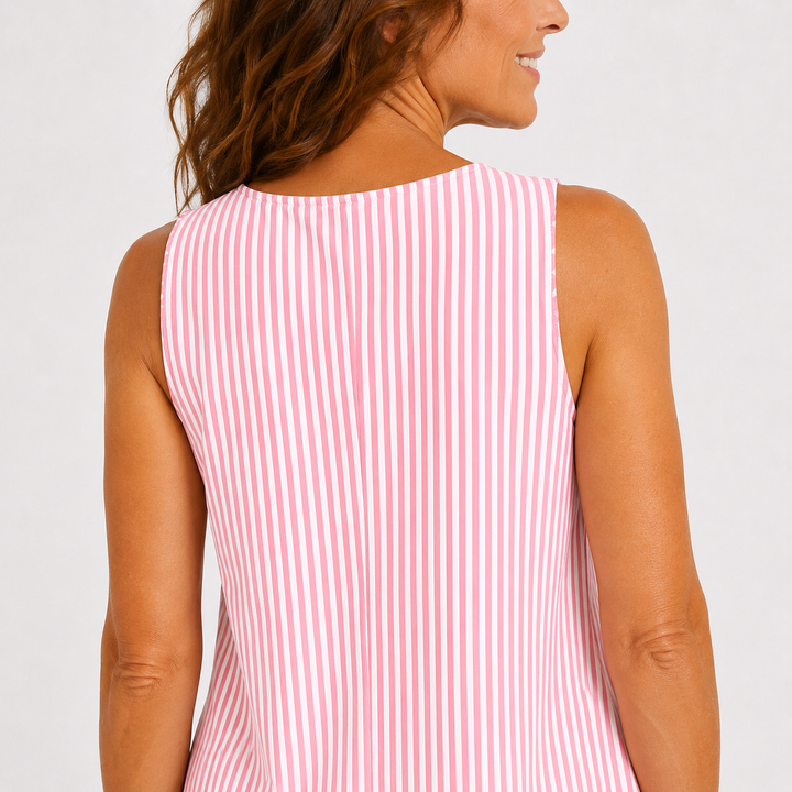 Isabeau – Striped Strappy Dress