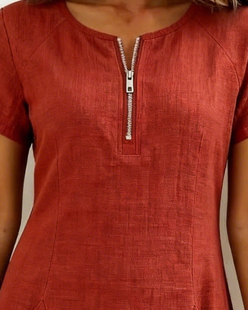 Lina™ Dress — Natural Elegance Every Day