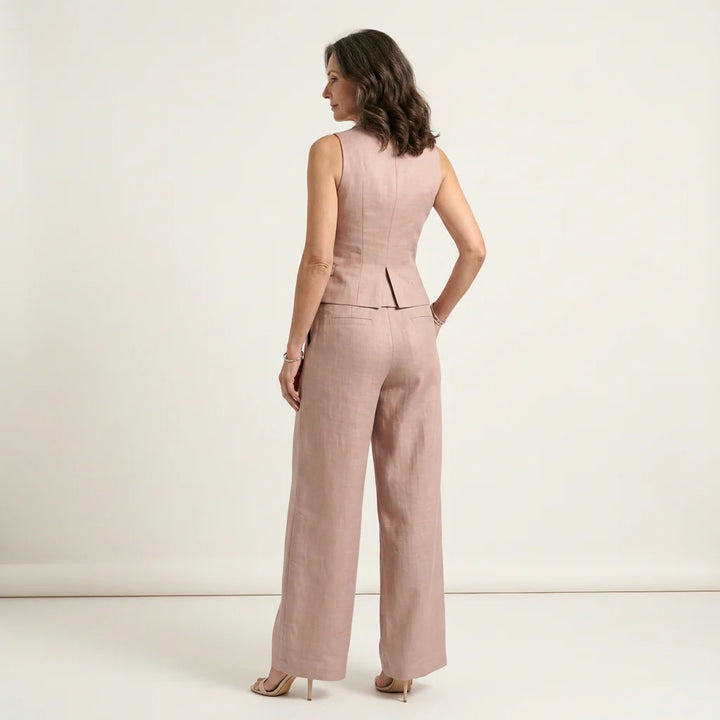GEMMA | Two Piece Set with V Neckline