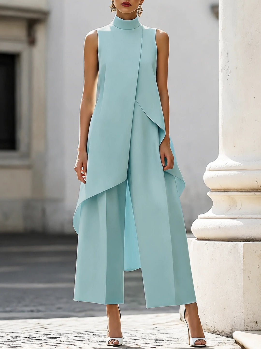 Martina | Elegant Flowing Wide-Leg Jumpsuit