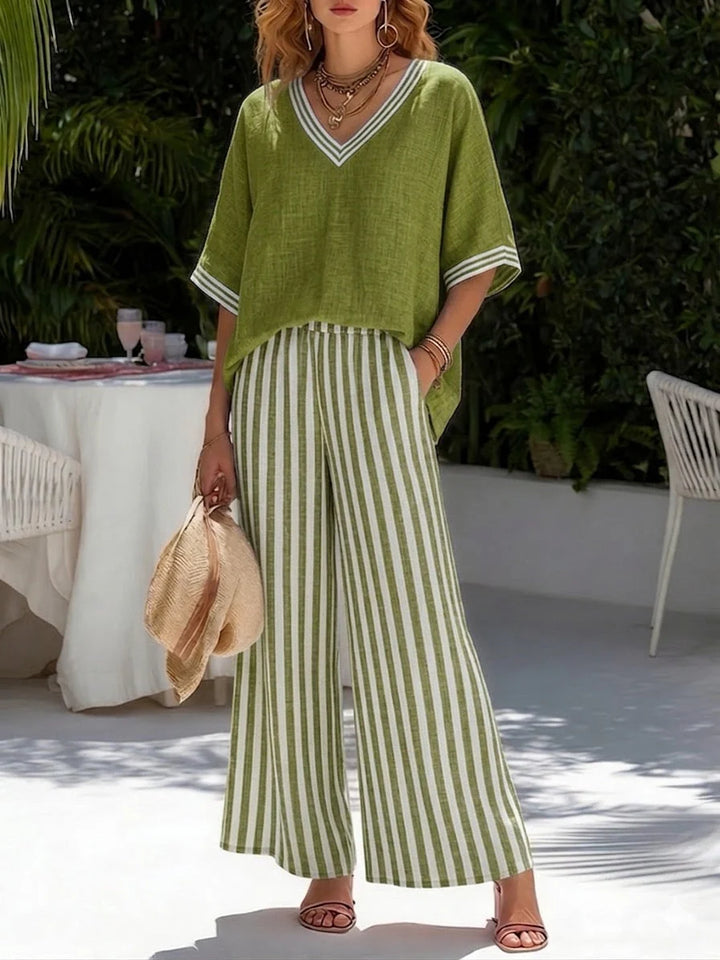 KIKA™ | Casual Linen & Cotton Set