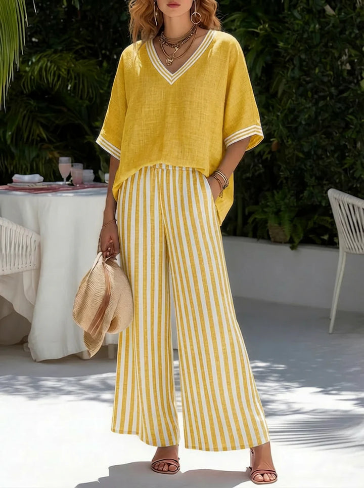 KIKA™ | Casual Linen & Cotton Set