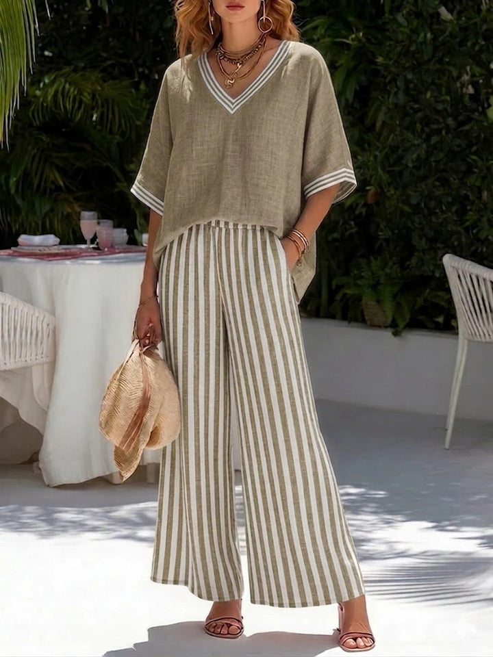 KIKA™ | Casual Linen & Cotton Set