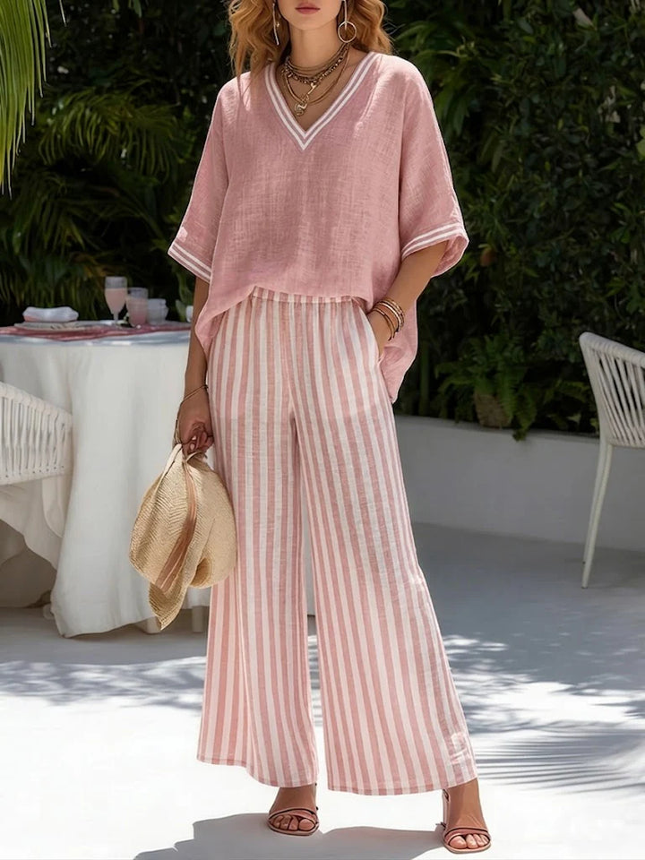 KIKA™ | Casual Linen & Cotton Set
