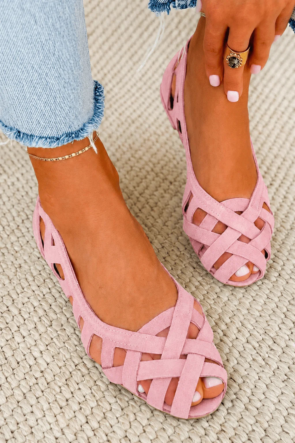 Caterina | Braided Orthopedic Sandals