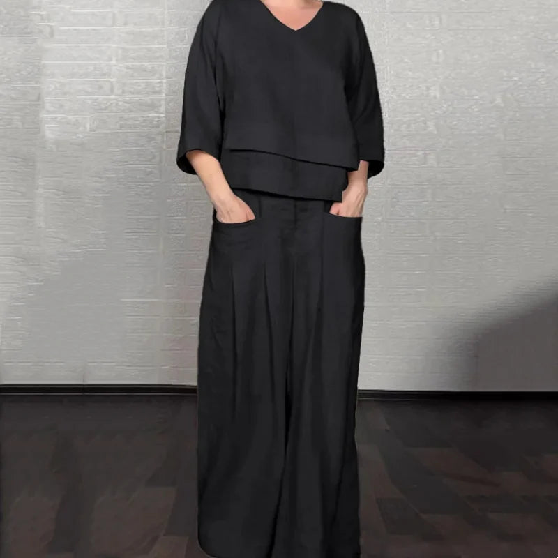 Noa | Minimalist Loose Two Piece Set