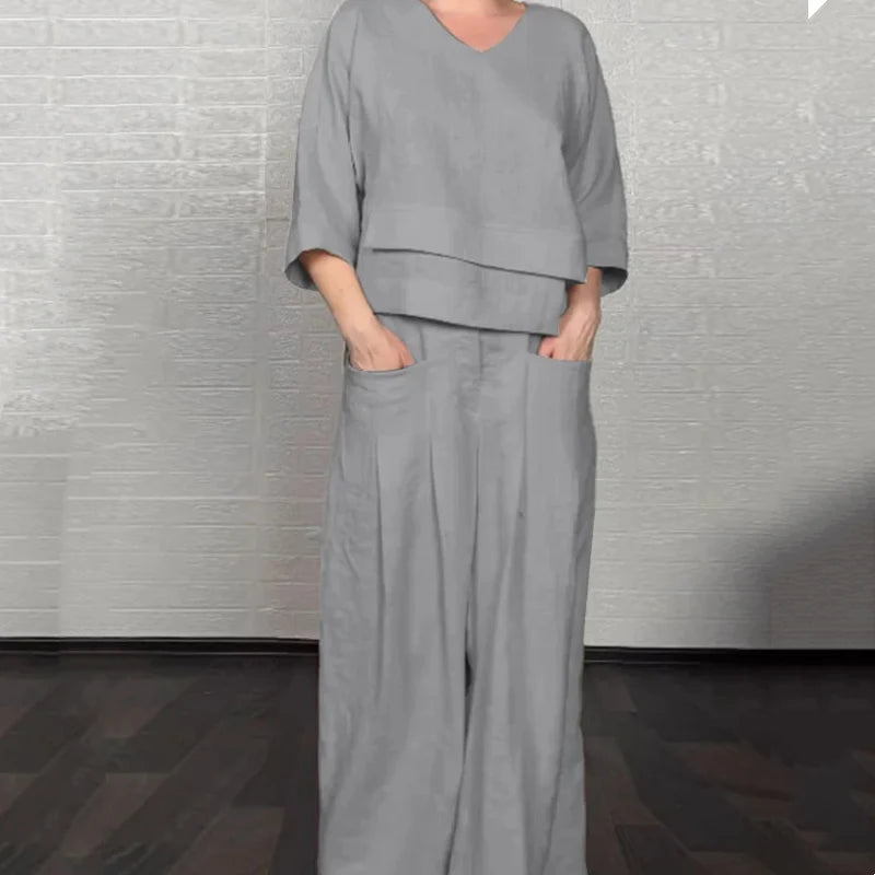 Noa | Minimalist Loose Two Piece Set
