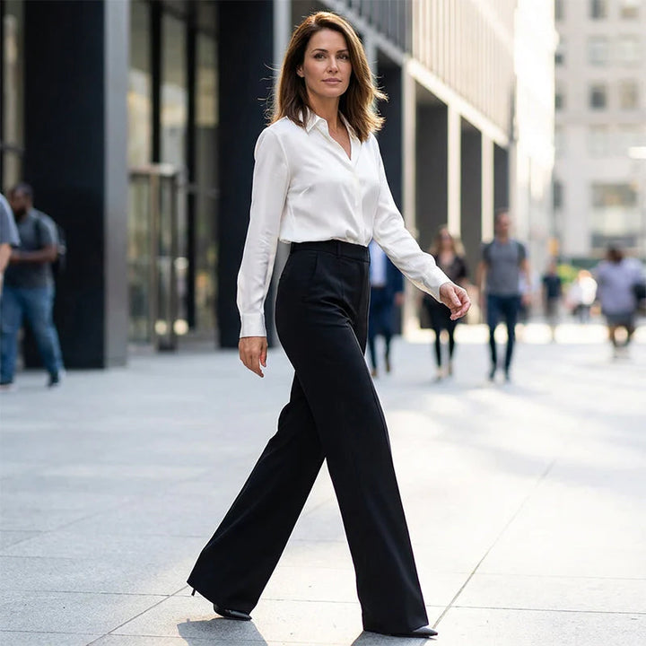 High-Waisted Pants That Flatter Your Figure
