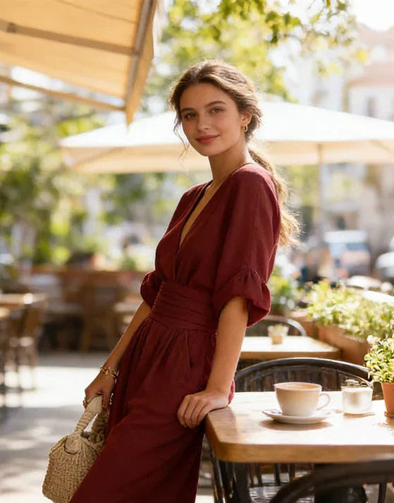 Élise – Elegant flowy jumpsuit