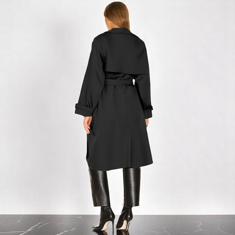 Carmina – Elegant Belted Trench Coat